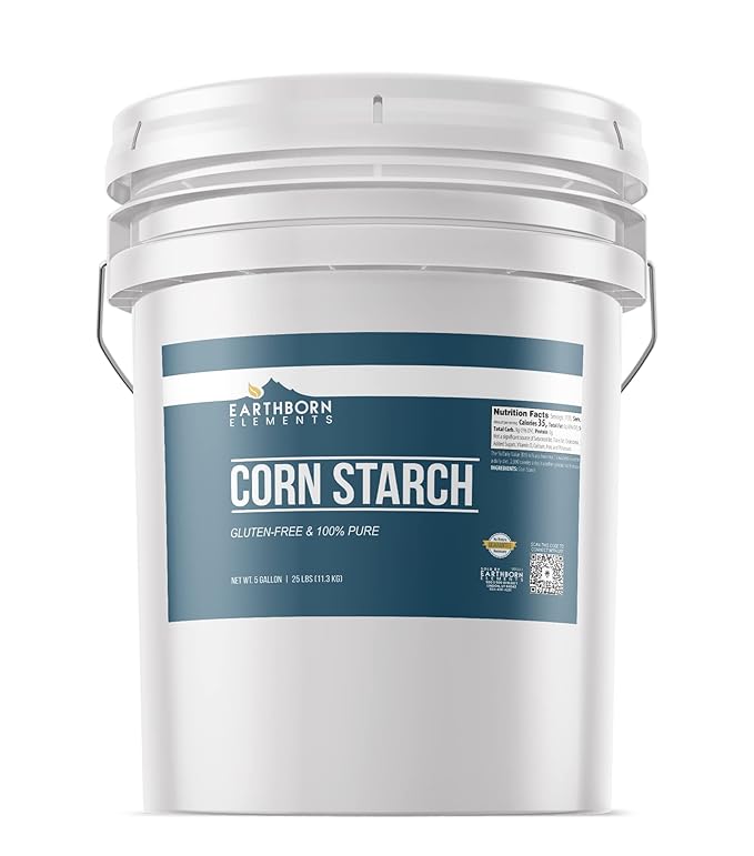 Earthborn Elements Corn Starch (5 Gallon), Thickener For Sauces, Soup, & Gravy