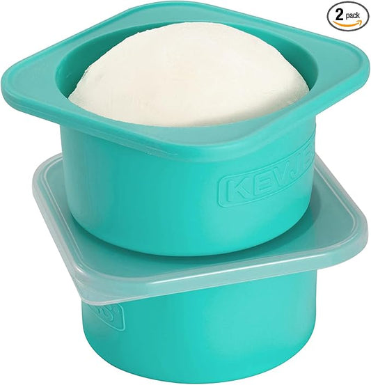 1000ml PLUS Pizza Sourdough Proofing Containers with Air-tight Lids for DIY family Artisan