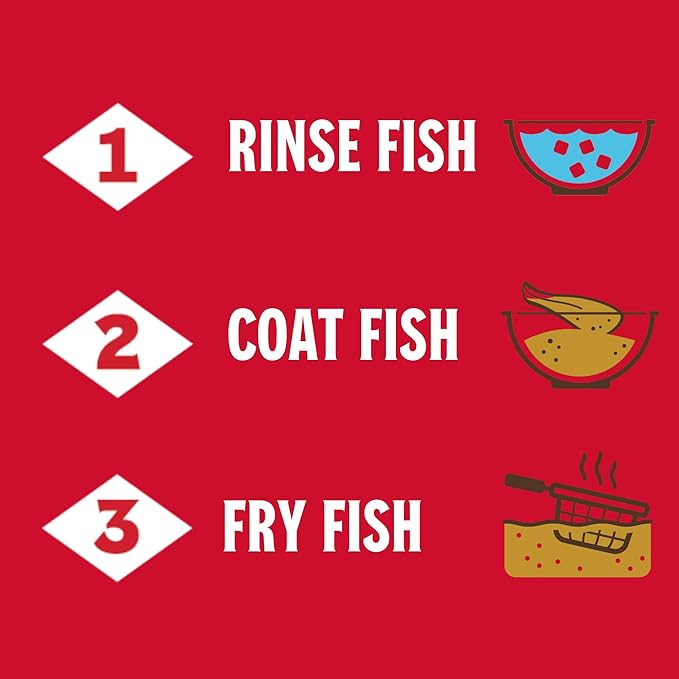 Louisiana Fish Fry Seasoned Fish Fry Seafood Breading Mix 10 oz. (Pack of 1) - Season and Cook All