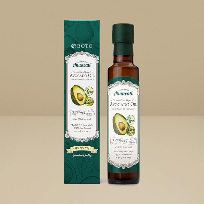 BOTO Premium Ahuacatl Extra Virgin Avocado Oil, 100% Cold Pressed, Vegan Certified, High Smoke