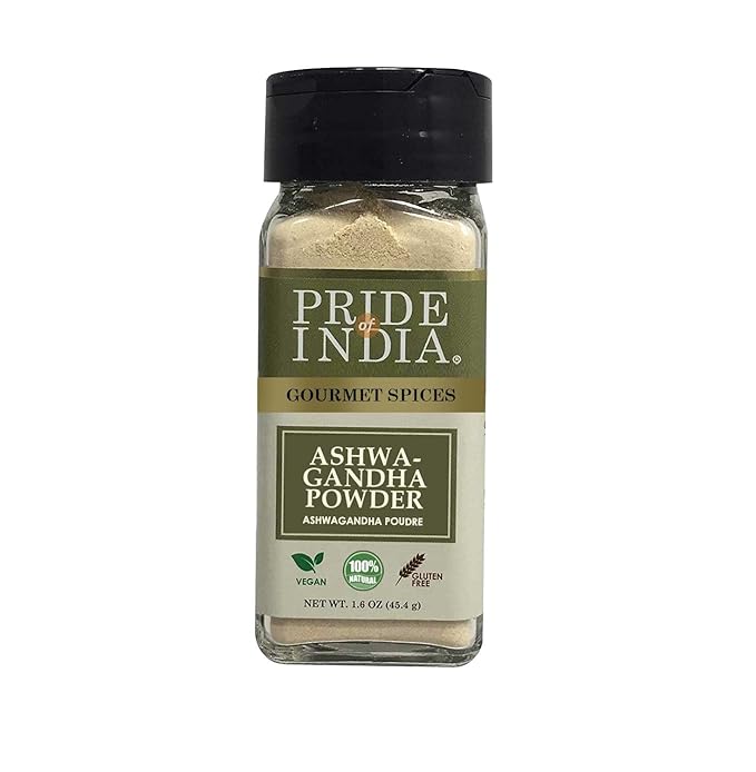 Pride of India – Natural Ashwagandha Root Ground – Health Benefits – Good for Energy Level/Body