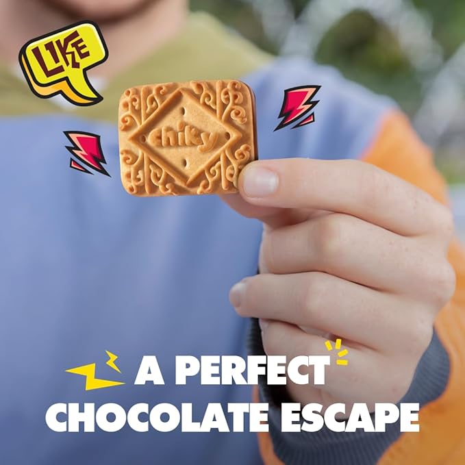 Chiky Chocolate Fudge Cookies, Crunchy & Sweet, Smooth Cream Center, Crispy Texture That Melts In