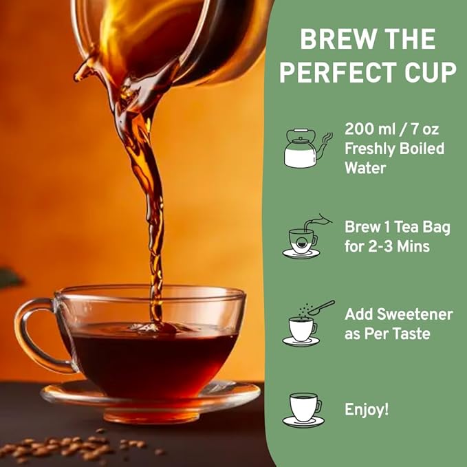 HANDPICK, Earl Grey Black Tea Bags (100 Count) Bergamot Oil | Caffeinated, Earl Grey Tea Bags |