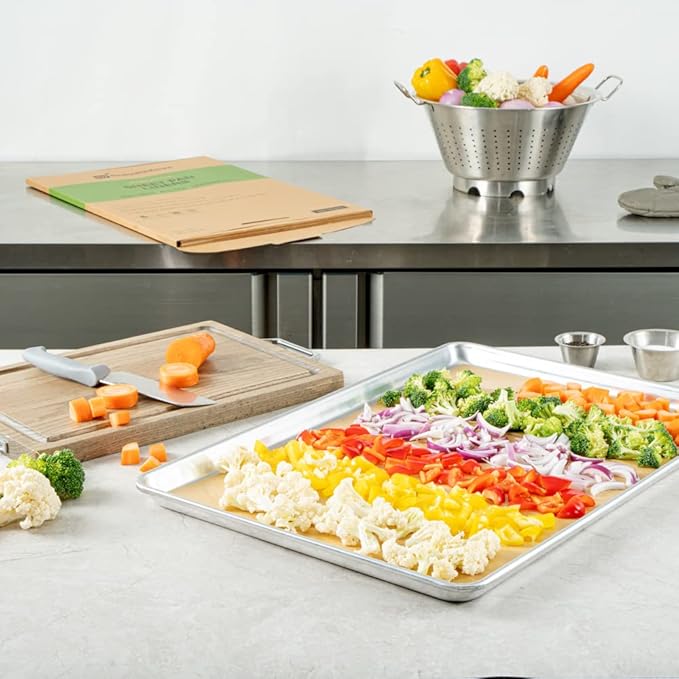 Restaurantware Pastry Tek 16 x 24 Inch Parchment Paper Sheets 200 Greaseproof Baking Sheets For