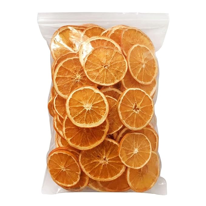 Dehydrated Orange Slices,10.58oz / 300g, Dried Orange Slices Sugar Free Natural Fruit for