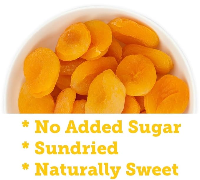 Nutbox | Dried Apricots Turkish | 2 pounds (32 ounces), No Added Sugar, Naturally Sweet, Gluten