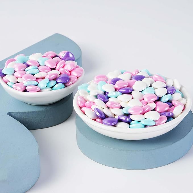 Kasvan Mixed Heart Shapes Sprinkles - Edible Candy Pearls 130g/4.58 Oz, Mix Size, Baking Cake