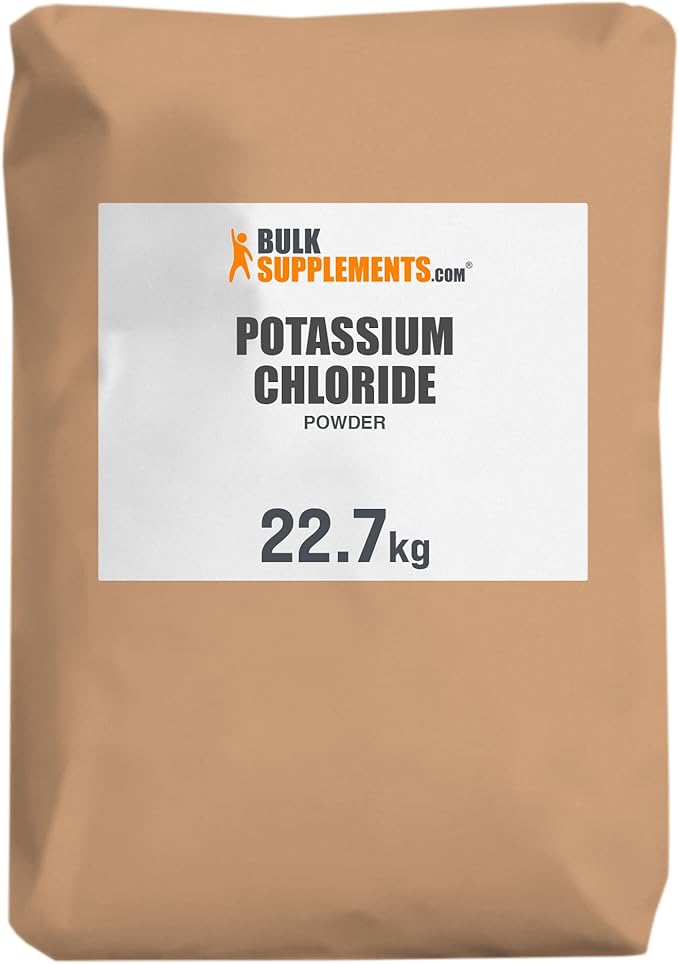 BulkSupplements.com Potassium Chloride Powder - Potassium Chloride Salt Substitute - Gluten Free