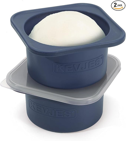 1000ml PLUS Pizza Sourdough Proofing Containers with Air-tight Lids for DIY family Artisan
