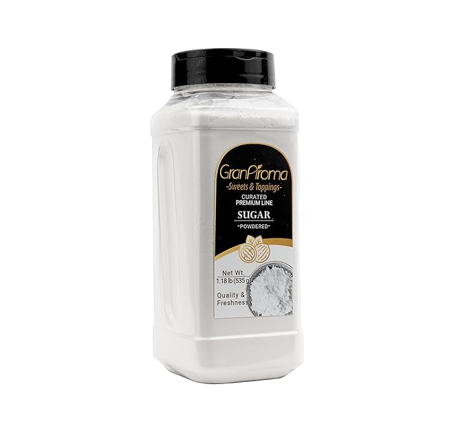 GranAroma Powdered Sugar, Fine Powder, Baking & Frosting, Confectioner's Sugar (1.18 Pound)