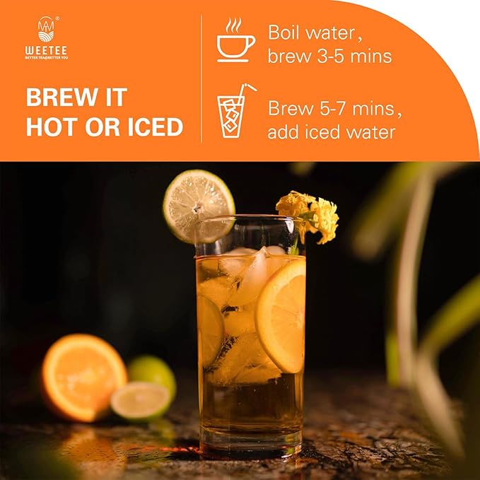 WT WEETEE Organic Oolong Tea Bags, Organic Oolong Tea 100 Count, Mild & Refreshing, Natural