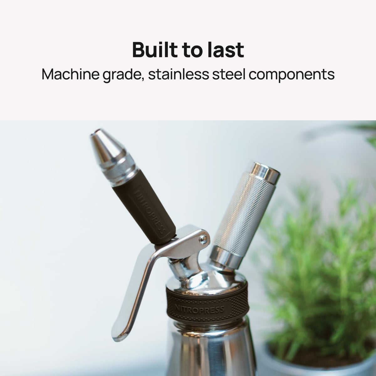 Original NitroPress - Nitro Cold Brew Coffee Maker | Portable Nitrogen Infuser for Smooth Nitro