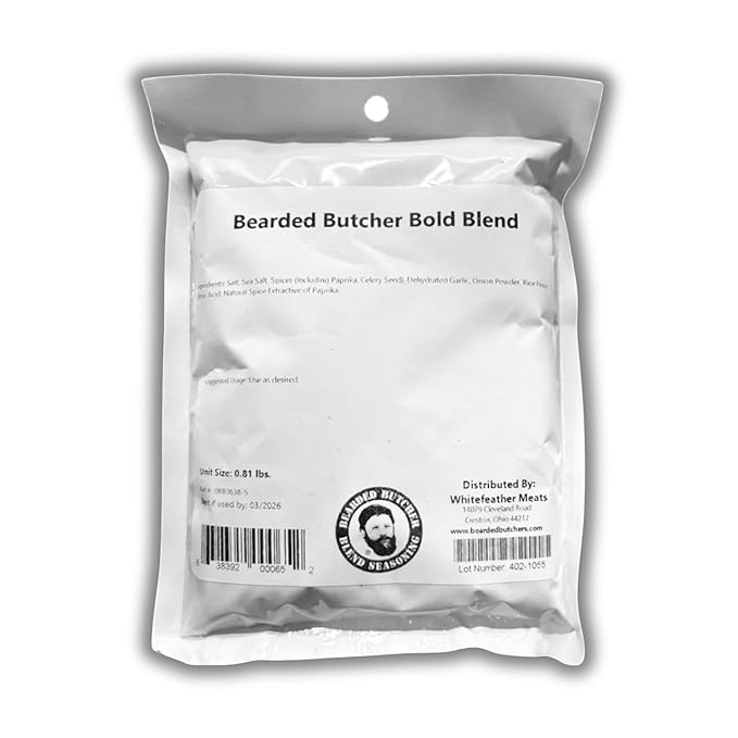 Bearded Butchers Bold Blend Seasoning, 13oz ??No MSG or Sugar ??For Up to 25 lbs of Meat ??Perfect