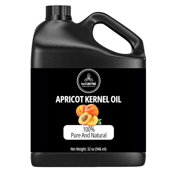Naturevibe Botanicals Apricot Oil 32 Ounces | 100% Pure and Natural | Great for Skin Care and Hair
