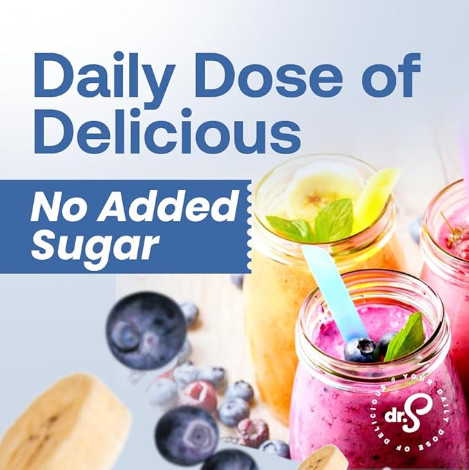 Dr. Smoothie 100% Crushed Blueberry Banana ??No Added Sugar, Made with Real Fruits/Fruit Juice