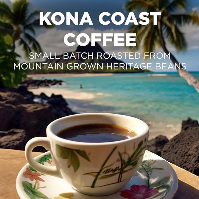 Maud's Kona Coffee Pods, 200 ct, Medium Roast Coffee in Recyclable Single Serve Pods – 100% Arabica