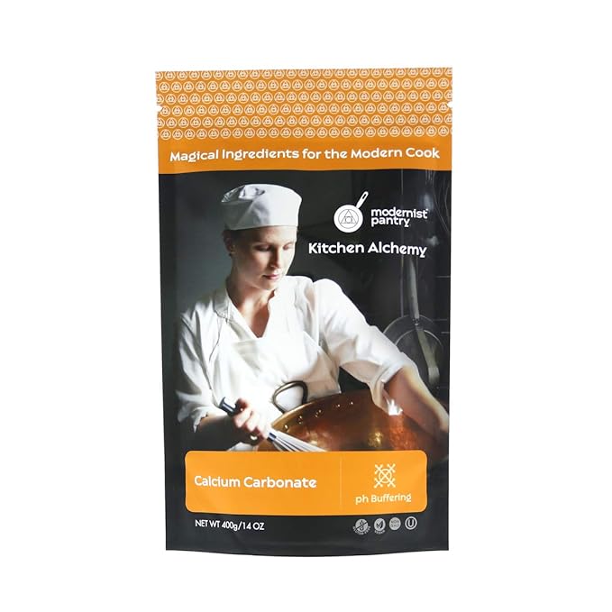 Pure Calcium Carbonate ⊘ Non-GMO Gluten-Free Vegan OU Kosher Certified - 400g/14oz