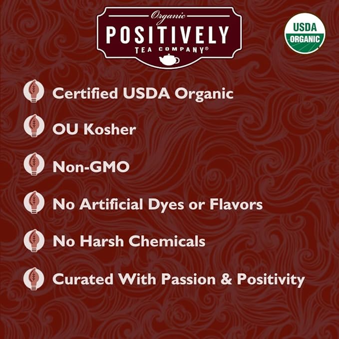 Organic Positively Tea Company, Island Breeze Rooibos Tea, Loose Leaf, 4 Ounce