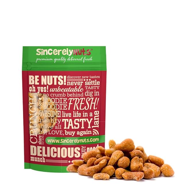Sincerely Nuts ??Honey Roasted Cashews | Five Lb. Bag | Deluxe Kosher Snack Food | Healthy Source