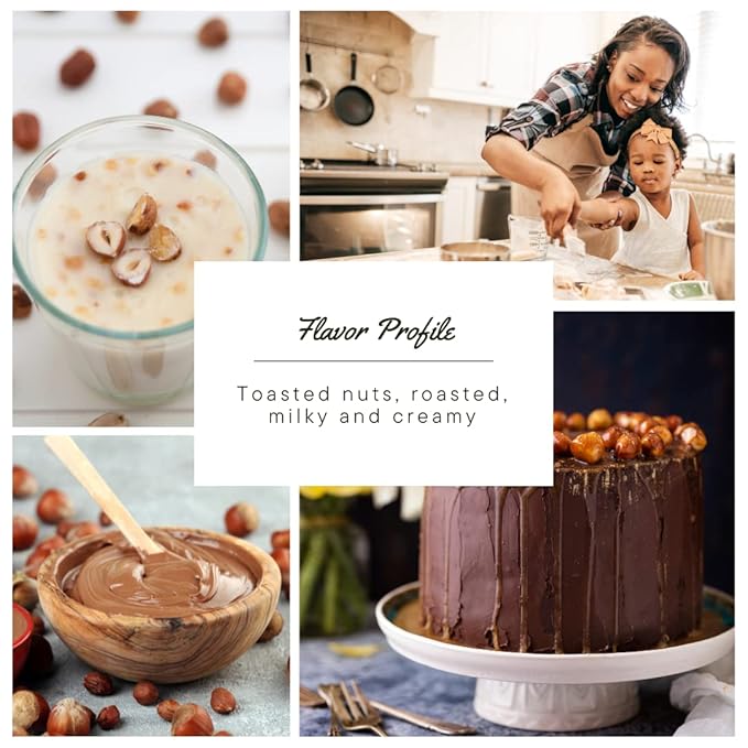 Native Vanilla - Pure Hazelnut Flavor - 4 Fl Oz - Pure Flavors and Extracts - Perfect for Cooking