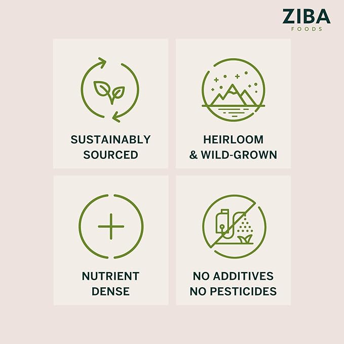 Ziba Foods Heirloom Gurbandi Raw Almonds | Non-GMO, Vegan, Whole 30 Friendly, Keto & Paleo | Heirloom Superfood Naturally High In Vegan Protein & Omega 3s, 5.3 lbs