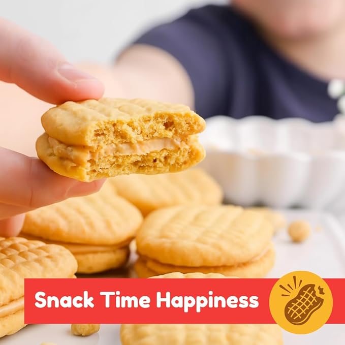 Nutter Butter Cookies ??Classic Peanut Butter Sandwich Cookies, 24 Pack ??Individual Packs for