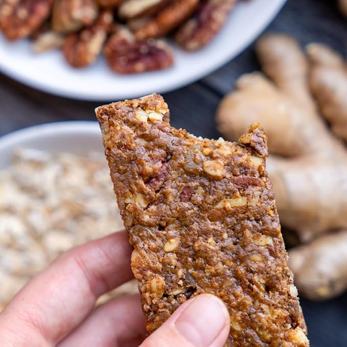 Taos Bakes - Caramel Pecan + Cranberries - Breakfast Bars - 5g Fiber & Gluten Free - Healthy Snacks