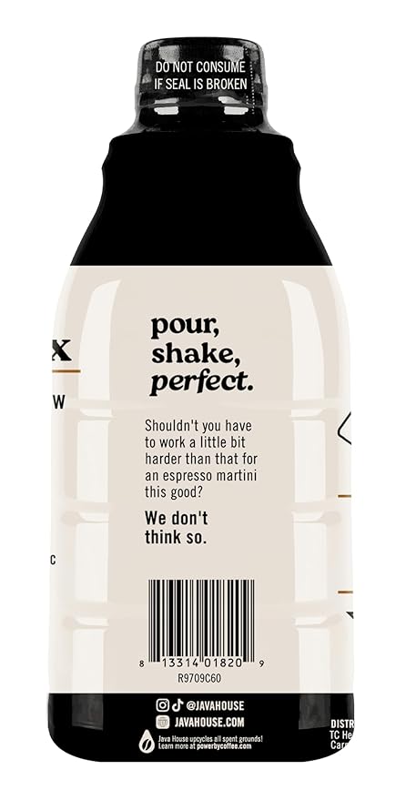 Java House Cold Brew Espresso Cocktail Mix ??Premium 100% Arabica Cold Brew Concentrate ??Smooth