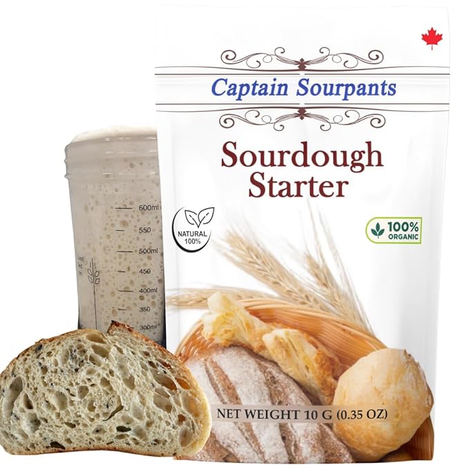 Mature Sourdough Starter Culture ??100+ Years Old Dehydrated Sourdough Starter Kit for Delicious