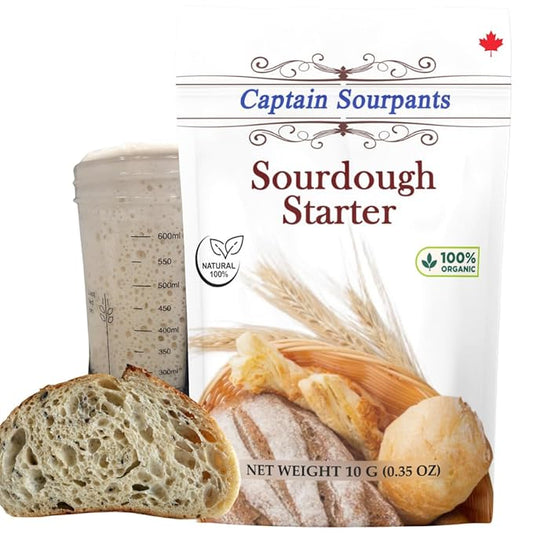 Mature Sourdough Starter Culture ??100+ Years Old Dehydrated Sourdough Starter Kit for Delicious