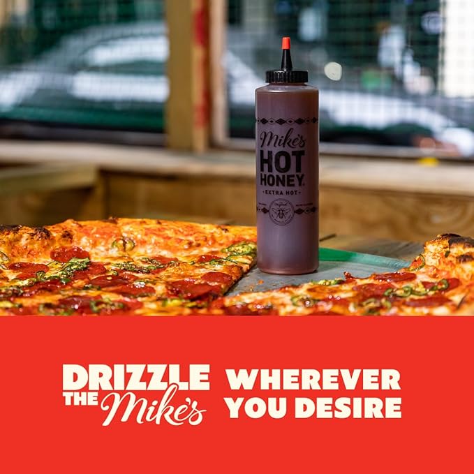 Mike's Hot Honey, Extra Hot, America's #1 Brand of Hot Honey, Spicy Honey Infused with Chili