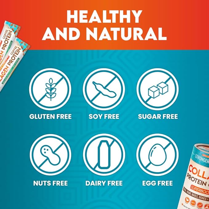 Collagen Protein Coffee Peptides Powder ??for Better Focus, Energy, Digestion, Bloating & Immunity