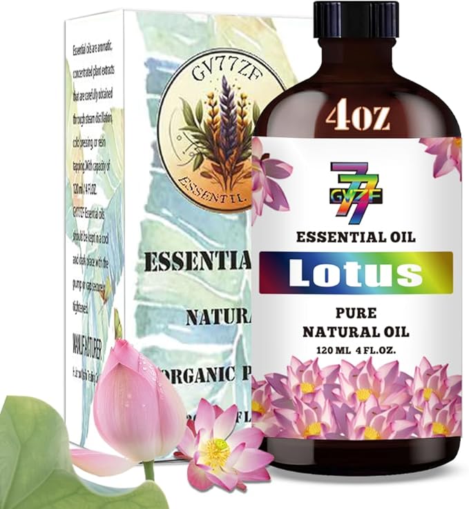 Lotus Essential Oil (4 oz/120 ml) ??Lotus Oils for Aromatherapy, diffusers, humidifiers, Home
