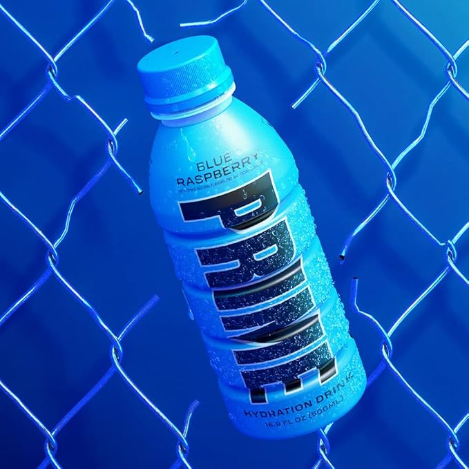 PRIME Hydration BLUE RASPBERRY, Sports Drinks, Electrolyte Enhanced for Replenishing Fluids, 250mg