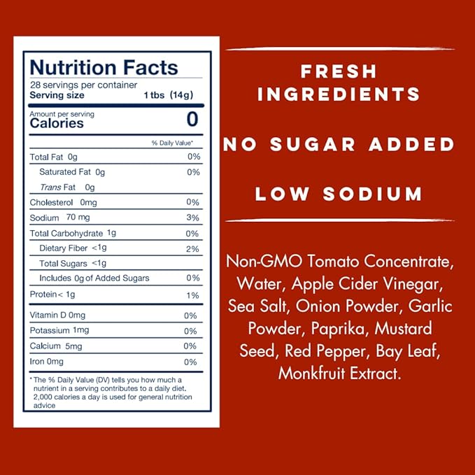 Yo Mama's Foods Keto Classic Ketchup ??Pack of (4) - No Sugar Added, Low Carb, Vegan, Gluten Free