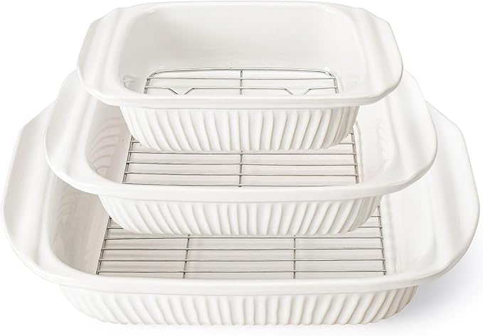 Artena Casserole Dishes For Oven, Ceramic Baking Dish, Large Lasagna Pan With Handles, Baking Pan