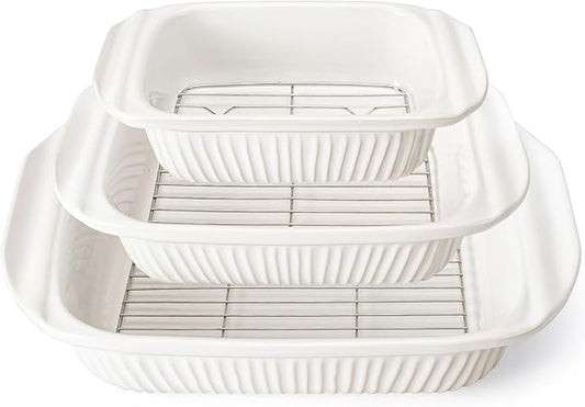Artena Casserole Dishes For Oven, Ceramic Baking Dish, Large Lasagna Pan With Handles, Baking Pan