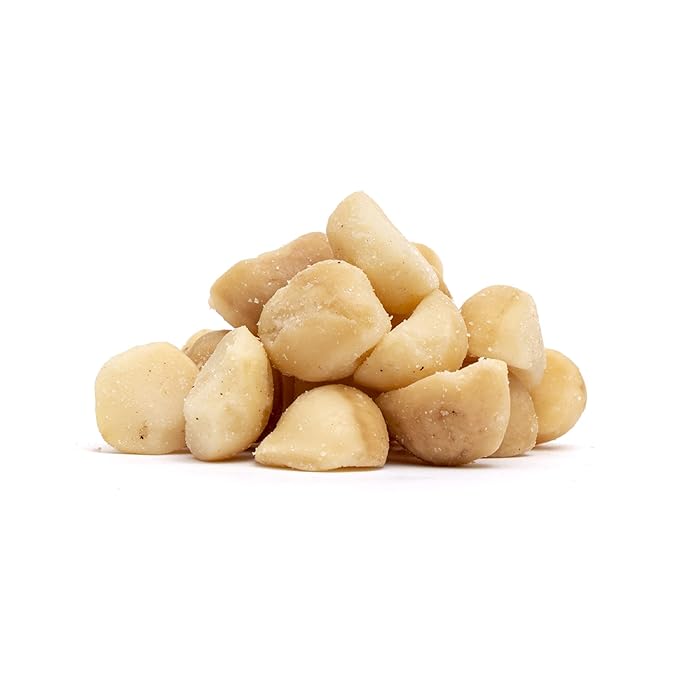 Hamakua Macadamia Nuts - Lightly Salted - Hawaiian Grown Dry Roasted Half and Whole Macadamias with