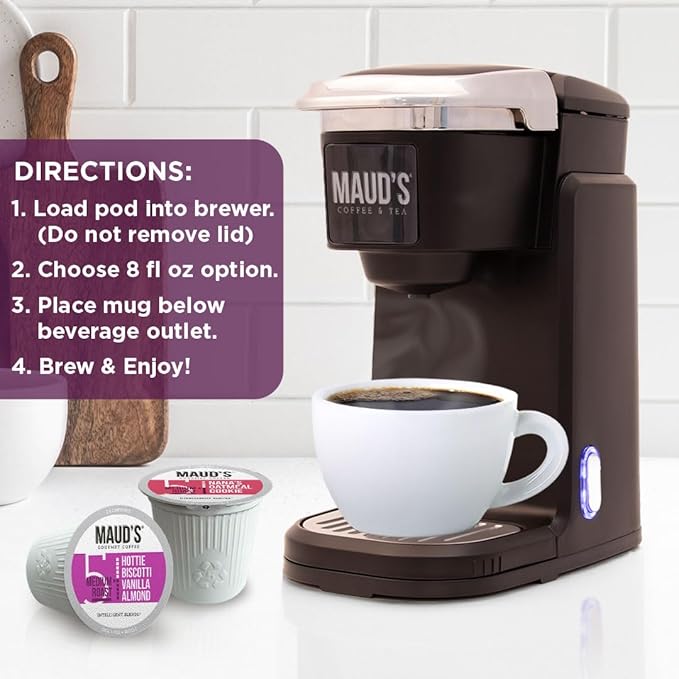 Maud's Super Flavored Coffee Pods Variety Pack, 80 ct, 16 Assorted Flavors, Medium Roast Flavored