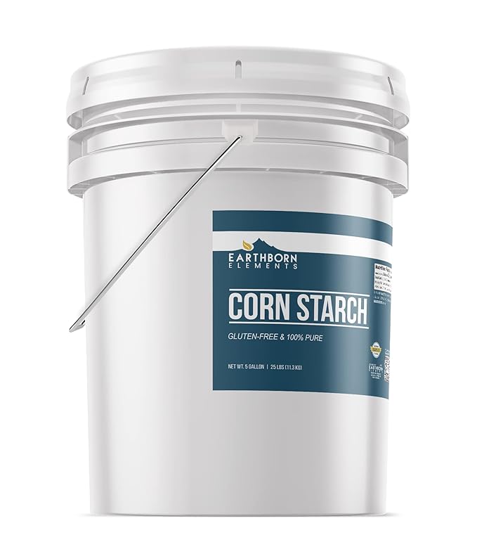 Earthborn Elements Corn Starch (5 Gallon), Thickener For Sauces, Soup, & Gravy