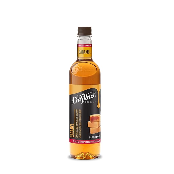 DaVinci Gourmet Syrup, Classic Coffeehouse Variety Pack - Caramel, French Vanilla, Hazelnut