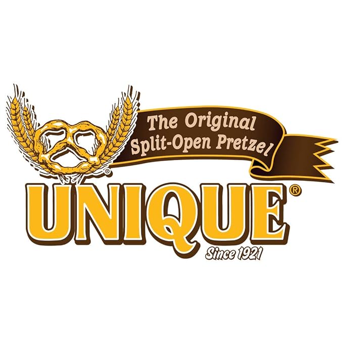 Unique Pretzels - Sprouted Splits Pretzels, Homestyle Baked, Certified OU Kosher and non-GMO, 8