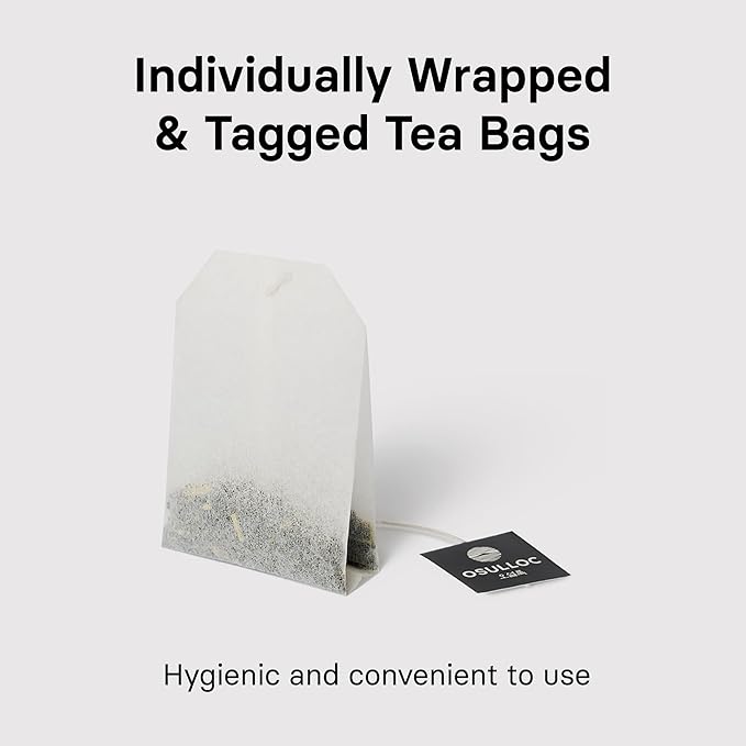 OSULLOC Sweet Hibiscus (Lemon & Cinnamon flavor), Decaffeinated Herbal tea, Relaxing Fruit Blended