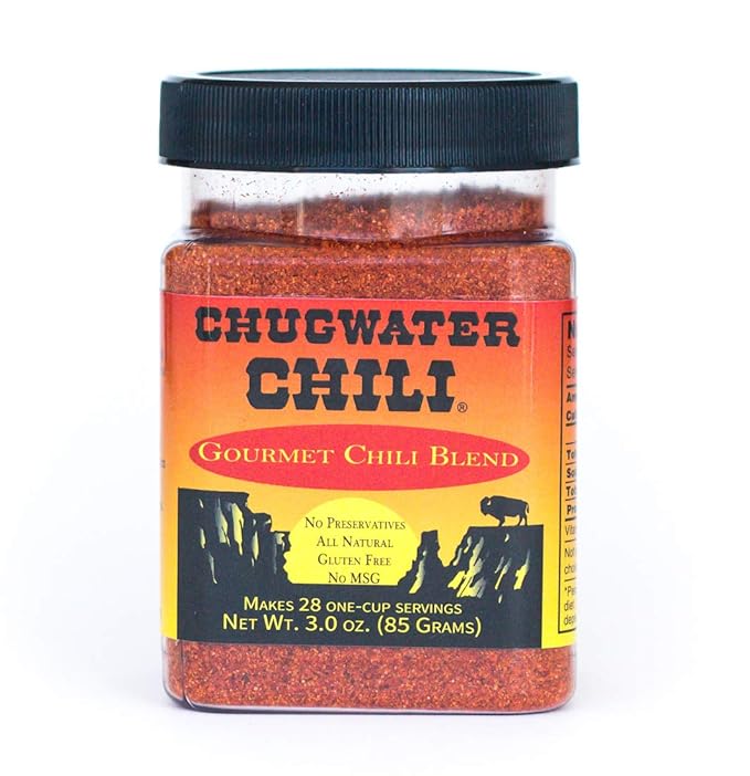 Chugwater Chili | Gourmet Chili Seasoning Mix & Taco Seasoning | 3oz Tub | Wyoming State