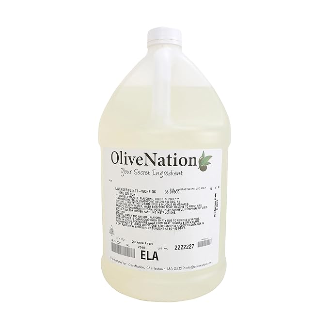 OliveNation Premium Lavender Extract from Natural Flavors, Light Floral Flavoring for Baked Goods