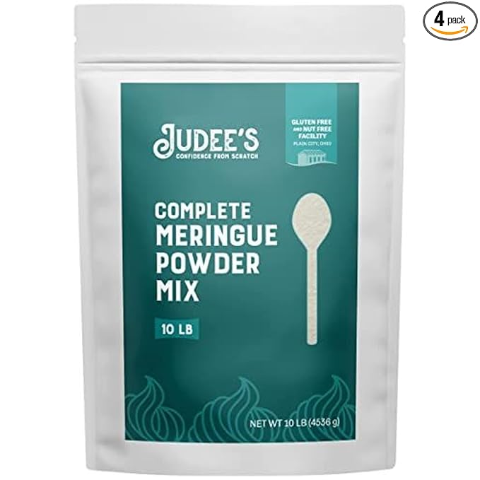 Judee's Gluten Free Meringue Powder Mix 40lb - No Preservatives, Non-GMO Gluten-Free & Nut-Free