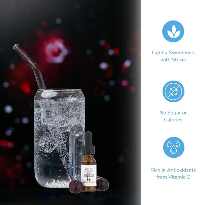 Pure Inventions - Black Cherry Water Infusion Drops - Antioxidants, Vitamin C & Electrolytes