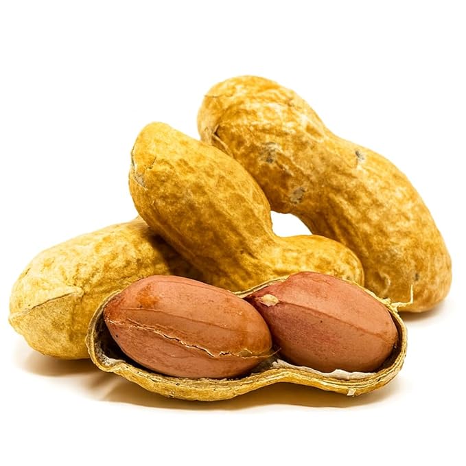 Crazy Nuts | USA Grown Whole In Shell Raw Peanuts for Birds and Squirrels, 25lb | Jumbo Whole In