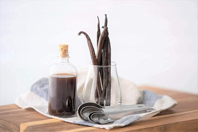 32 oz Pure Vanilla Extract - 100% Real Vanilla Extract - For Cooking, Drinks & Desserts - 100%