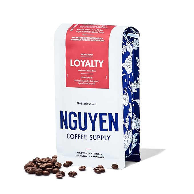 Nguyen Coffee Supply - Loyalty Signature Robusta & Arabica Blend: Medium Roast Premium Whole Coffee